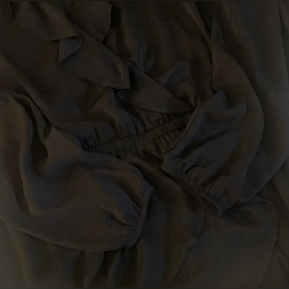 Express Faux-Wrap Ruffle Mini Dress - Picture 7 of 7